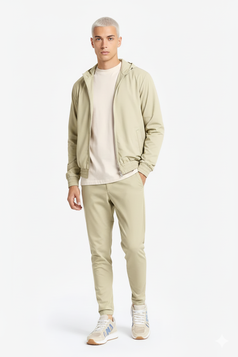 CREAM BEIGE DYNAMIC TECH SUIT