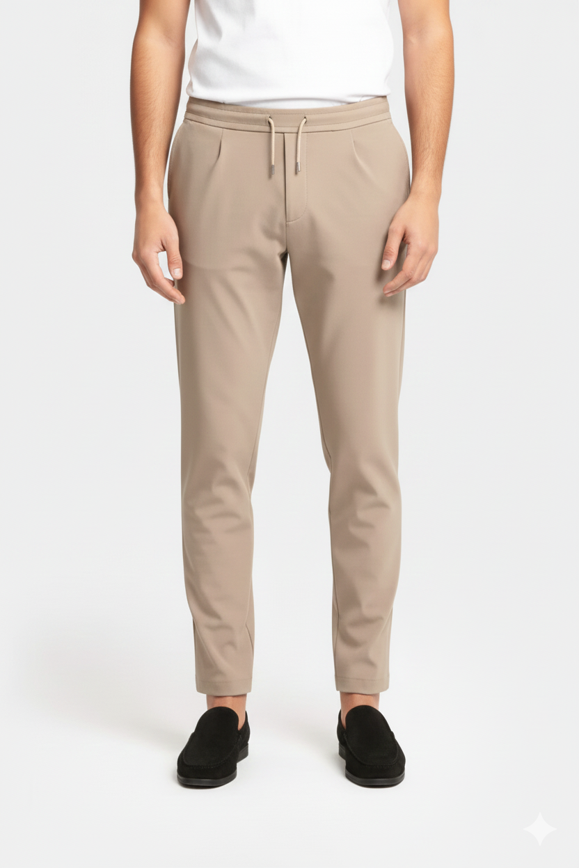 LIGHT BEIGE SMART PANTS
