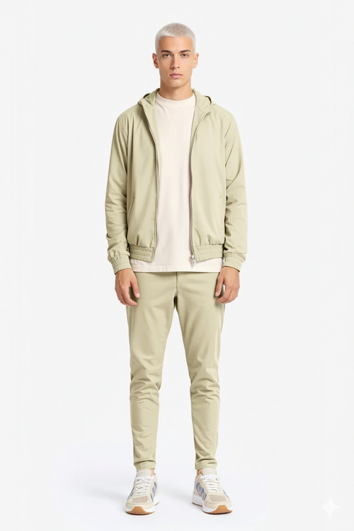 CREAM BEIGE DYNAMIC TECH SUIT