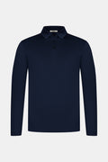 Midnight Blue Longsleeve Polo Shirt