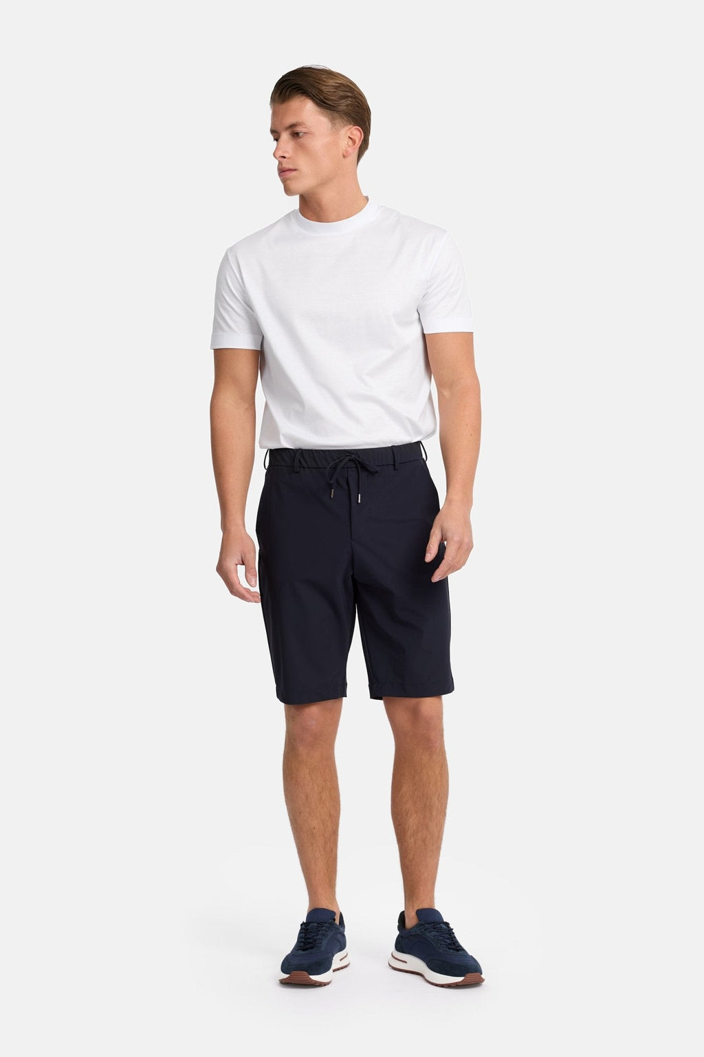 Midnight Blue Tech Shorts