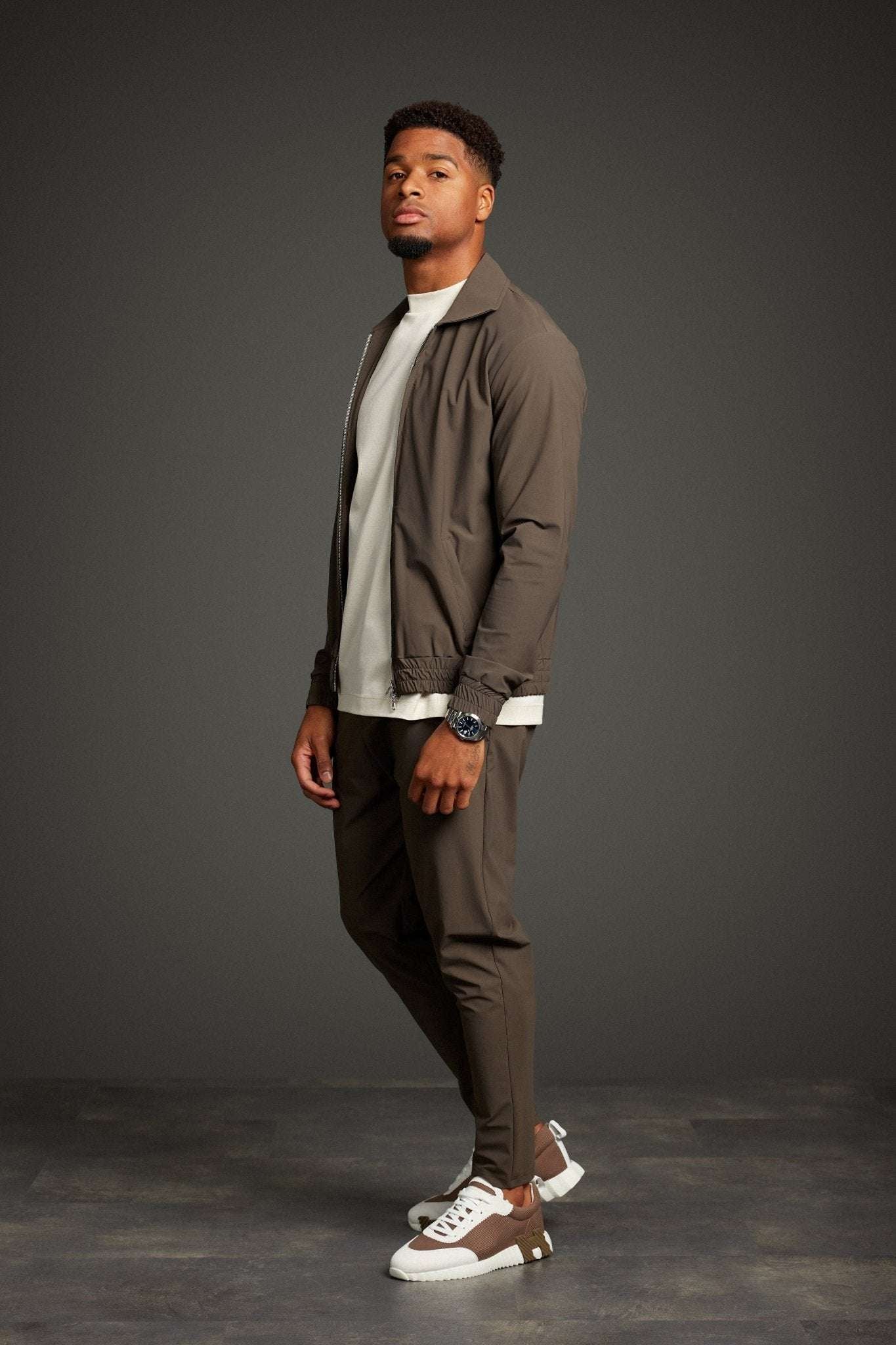 Mocha Brown Tech Suit