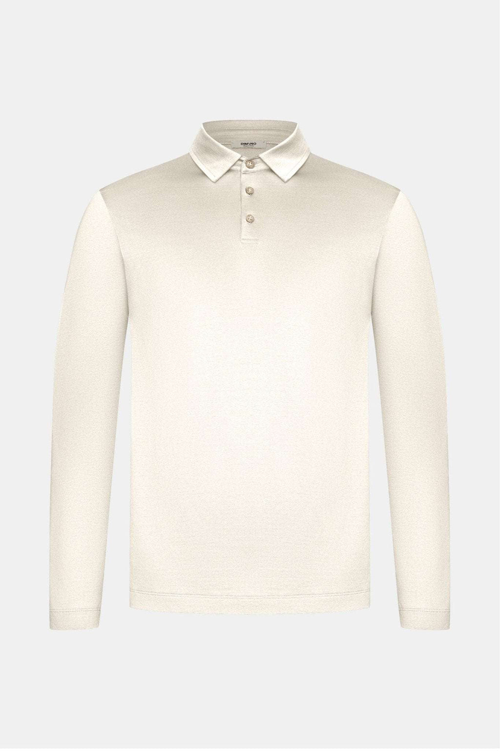 Sandstone Beige Longsleeve Polo Shirt