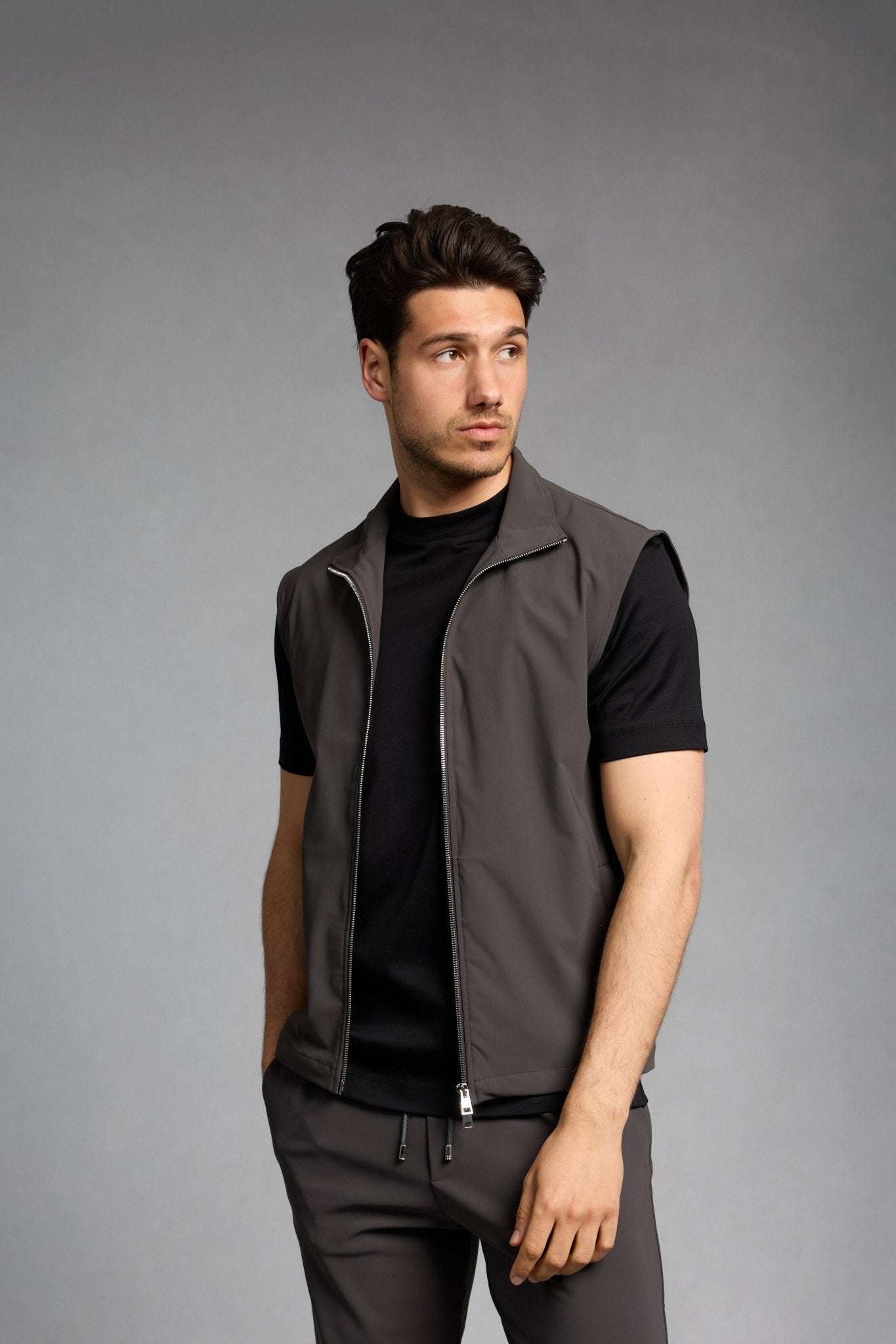 Slate Grey Tech Gilet